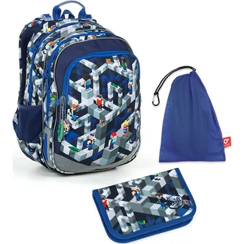 Školní batoh Střední set do školy Topgal ELLY, minecraft