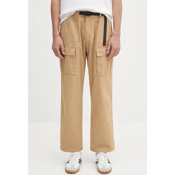 Pánské kalhoty Bavlněné kalhoty Gramicci Front Cargo Pant G5SM.P089 béžová 80X, vel. M