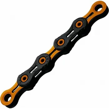 Řetěz na kolo Řetěz KMC DLC SL 11 oranžovo/černý v krabičce - 118 článků