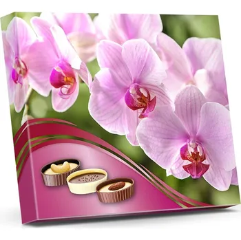 Čokoláda Selllot Plněné čokoládové lodičky Orchidej 125g