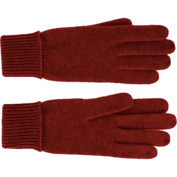 Rukavice Fiebig - Headwear since 1903 Dámské bordo rukavice - Fiebig vlna a kašmír Velikost Rukavice: 7 (M)