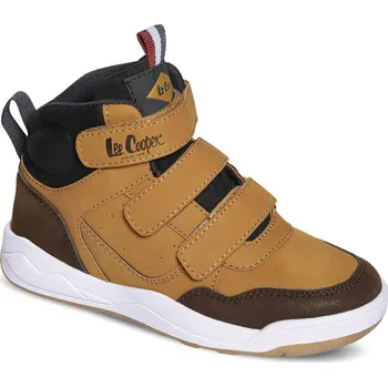 Dámská obuv Lee Cooper LCJ-22-29-1322K Dětské zimní kotníkové boty hnědé 35