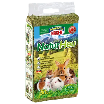 Krmivo pro hlodavce Perfecto Nager Natur Horské luční seno 30litrů / 1000g