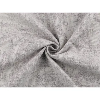 Dekorační potahová látka s žinylkovou strukturou, barva 3 4(315 g/m²) šedobéžová