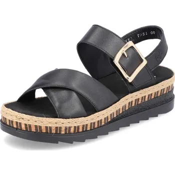 Dámská obuv Dámské sandály RIEKER V7951-00 černá S6 39