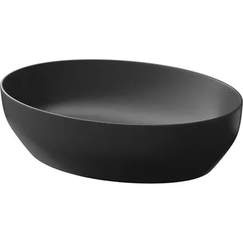 Umyvadlo CERSANIT 3D Umyvadlo Cersanit Farva 50 na desku oválné, anthracite mat, K712-041 K712-041