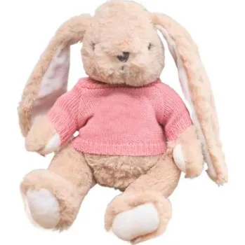 Dětské zboží Plyšový králíček v růžovém svetru