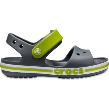 Chlapecké sandály Dětské sandály Crocs BAYABAND SANDAL K C11 Šedá, Zelená