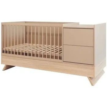 Dětské zboží Faktum Kombi postýlka Sienna 120 x 70 cm 3v1 - Capuccino