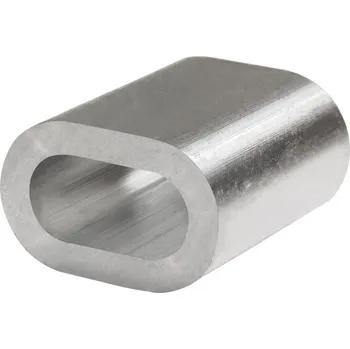 Kabelové oko DEMA Hliníkové lisovací svorky 10 mm, 50 ks