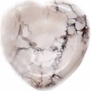 Masážní příslušenství Howlit bílý masážní hmatka srdce cca 4 cm