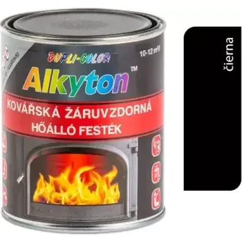 ALKYTON - Žáruvzdorná barva kovářská černá 2,5L