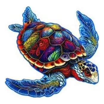 Dřevěná hračka Puzzle 189 drewniane Żółw