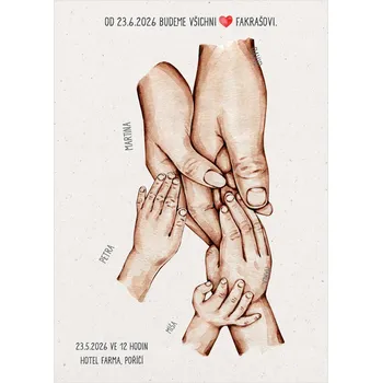 Svatební dekorace Svatební oznámení 283