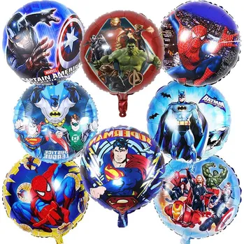 Balónek Fóliové balónky s motivem superhrdinů – 8 ks
