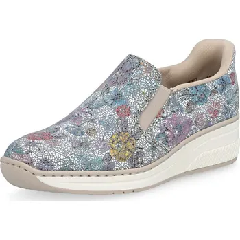 Dámské mokasíny Dámské mokasíny RIEKER 48761-91 modrá S6 42