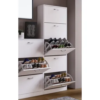 Botník Vcm Botník Sipos XL, bílý