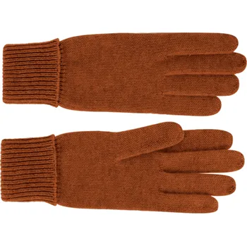 Rukavice Fiebig - Headwear since 1903 Dámské skořicové rukavice - Fiebig vlna a kašmír Velikost Rukavice: 7 (M)