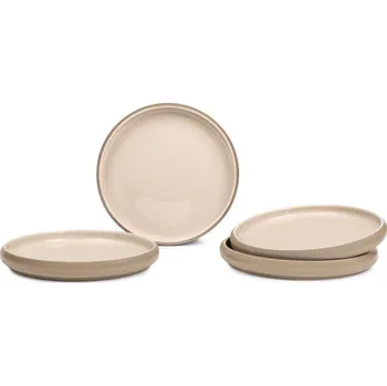 Talíř Béžové talíře v sadě 4 ks z kameniny ø 22 cm Terra Rondo – Bonami Selection ID_1814106