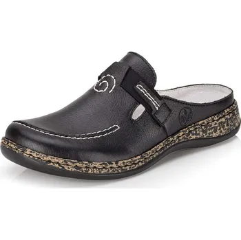 Dámské pantofle Dámské nazouváky RIEKER 46393-00 černá S6 38