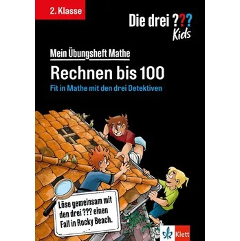 První čtění Die drei ??? Kids: Mein Übungsheft Mathe 2. Klasse - Rechnen bis 100