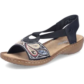 Dámské sandále Dámské sandály RIEKER 608B4-00 černá S6 36