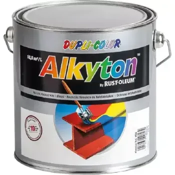 ALKYTON - Alkyduretanová antikorozní barva na kov 2v1 bez základu lesklá krémová 750ml