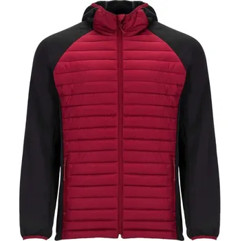 Minsk unisex hybridní zateplená bunda - Červená / Černá / XL