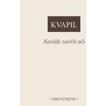 Kniha Navždy zavřít oči