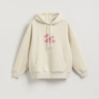 Pánská mikina Reserved - Mikina s&nbsp;potiskem - světle šedá - 414HM-09M - 414HM-09M-S