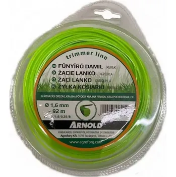 ARNOLD Vyžínací struna 1,6 mm x 92 m, kulatá