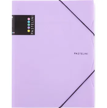 PASTELINI Desky s gumou na dokumenty A4, fialové