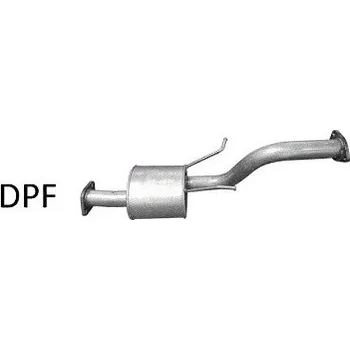 Střední díl výfuku Výfuk - EDEX střední tlumič - díl výfuku MITSUBISHI Pajero 3.2 Di-D 4x4, MITSUBISHI Pajero III 3.2 DI-D 4WD (E14.322)