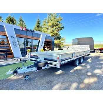 Příslušenství pro přívěs Univerzální přívěs Brian James Connect, 500x215, 3500 kg, bočnice, zadní rampa, hydraulika