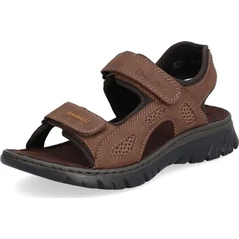 Pánské sandále Pánské sandály RIEKER 26761-27 hnědá S6 44