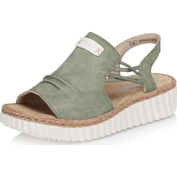 Dámské sandále Dámské sandály RIEKER 69262-52 zelená S6 42