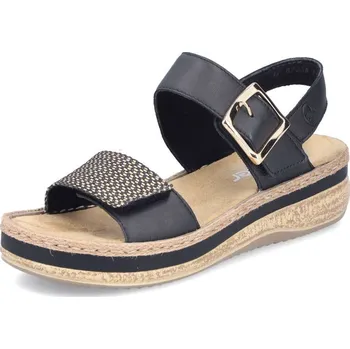 Dámské sandále Dámské sandály RIEKER V0951-00 černá S6 41