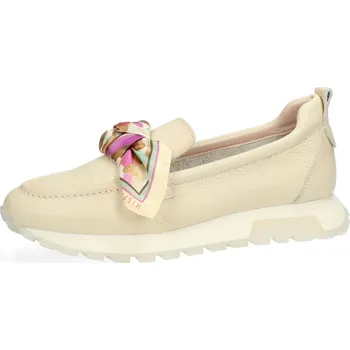 Dámská móda Hispanitas dámské kožené mokasíny - béžové