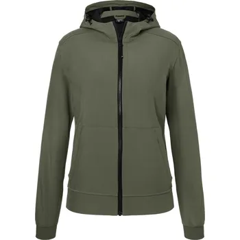 Dámská 2-vrstvá softshellová bunda s kapucí JN 1145 olive-camouflage S