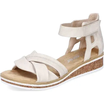 Dámská móda Dámské sandály RIEKER V3673-60 béžová S6 40