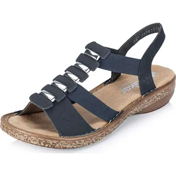 Dámské sandále Dámské sandály RIEKER 62850-14 modrá S6 40