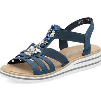 Dámské sandále Dámské sandály RIEKER V0649-14 modrá S6 39