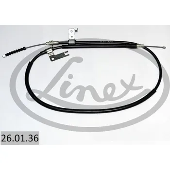Lanko parkovací brzdy Tažné lanko, parkovací brzda LINEX 26.01.36