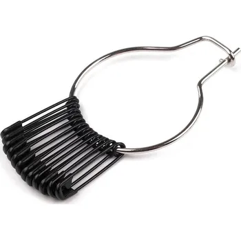 Nástroj na niť a příze Spínací špendlíky délka 19 mm, střední, černý lak