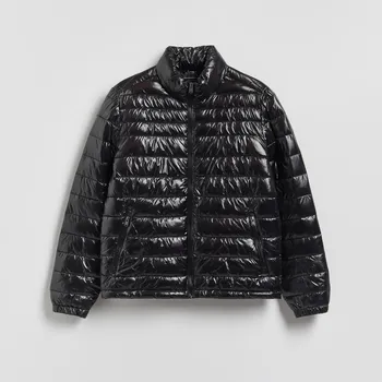 Dámský kabát Reserved - Prošívaná bunda se stojáčkem - černý - 266GU-99X - 266GU-99X-XL