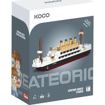 ostatní stavebnice _Ostatní 1_ KOCO Stavebnice mini loď Titanic 271 dílků plast v krabici 00800181