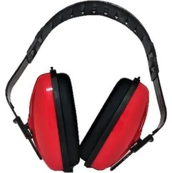 Chrániče sluchu mušlové, červená, nastavitelné, SF0351