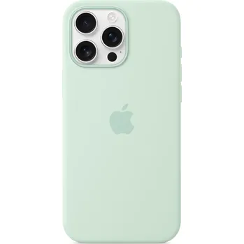 Pouzdro na mobilní telefon iPhone 16 Pro Max Silicone Case with MS-Aquamarine