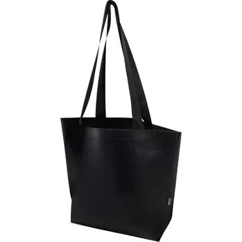 Nákupní taška Duo nákupní taška z recyklovaného GRS s dvojitou laminací, 18 l - Černá