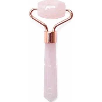 Masážní přístroj Růženín masážní váleček cestovní barva růžového zlata délka cca 9,5 cm